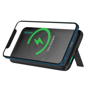 Зовнішній акумулятор (павербанк) iRONN Magnetic Wireless 10000mAh Black (IR2015MWH)
